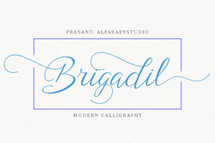 Brigadil: The Romantic Handwritten Font That Elevates Design with Authentic Charm