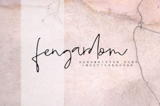 Fengardom: A Modern Handwritten Font for Creative Projects
