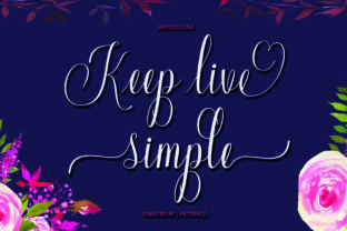Keep Live Simple Font