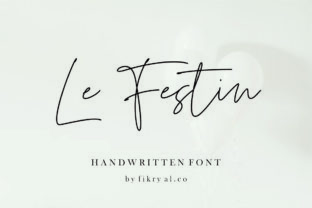 Le Festiin Font: A Handwritten Style for Creative Design