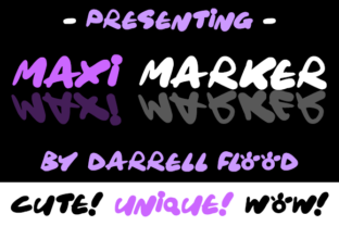 Maxi Marker Font: A Bold, Expressive Choice for Art, Education, and Creative Design