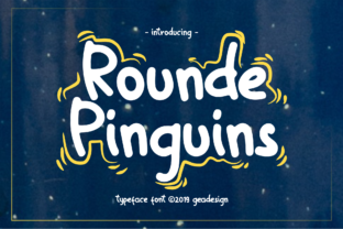 Rounde Pinguins Font: A Playful, Handwritten Typeface for Creative Projects