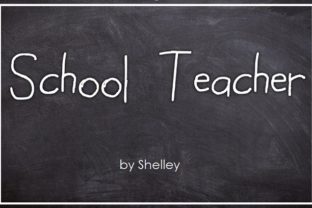 School Teacher Font: Playful & Youthful Design