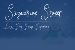 Signature Street: The Effortless Handwritten Font That Feels Like You Wrote It