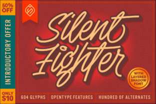 Silent Fighter: A 3D Monoline Script That Redefines Versatile Typography