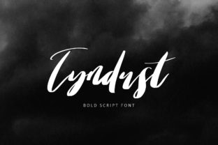 Tyndust: A Hand-Painted Script Font with Real Design Flexibility